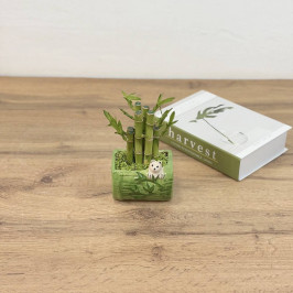 Бамбук лаки Композиция Медведь D10